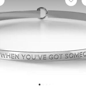 Be.Bangle-silver- The sky looks different when you've got someone you love up there